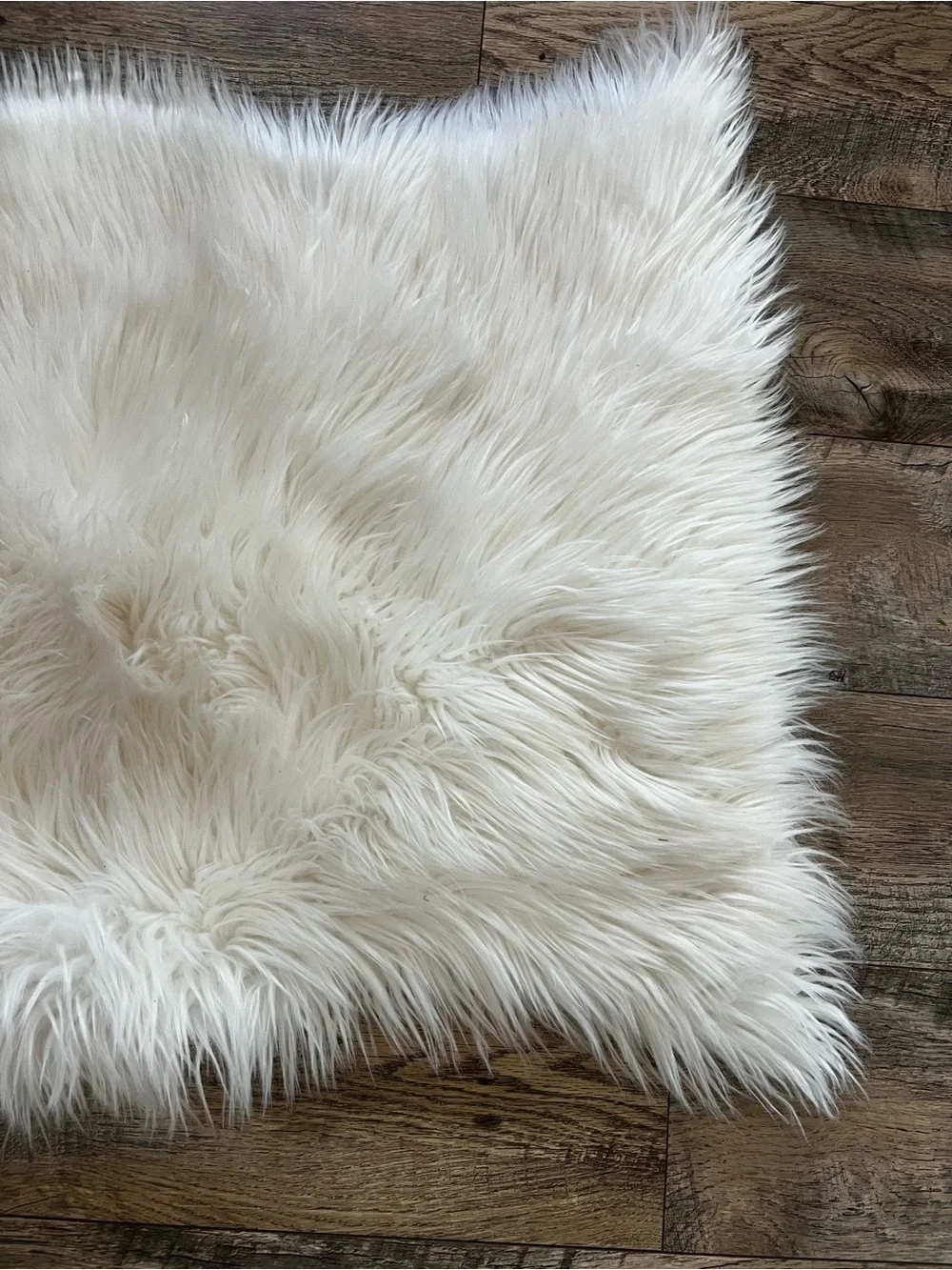 Faux sheep skin sofa decor